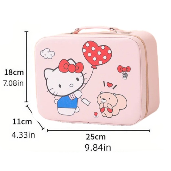 NWOT Hello Kitty Makeup Train Case - Picture 9 of 10